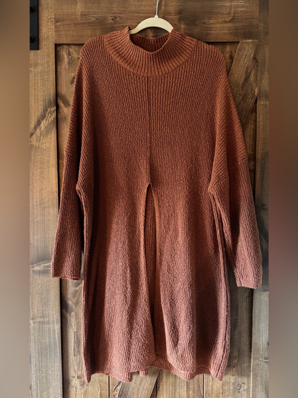 Free People Turtleneck Split-Front Women's Sweater - like NEW!